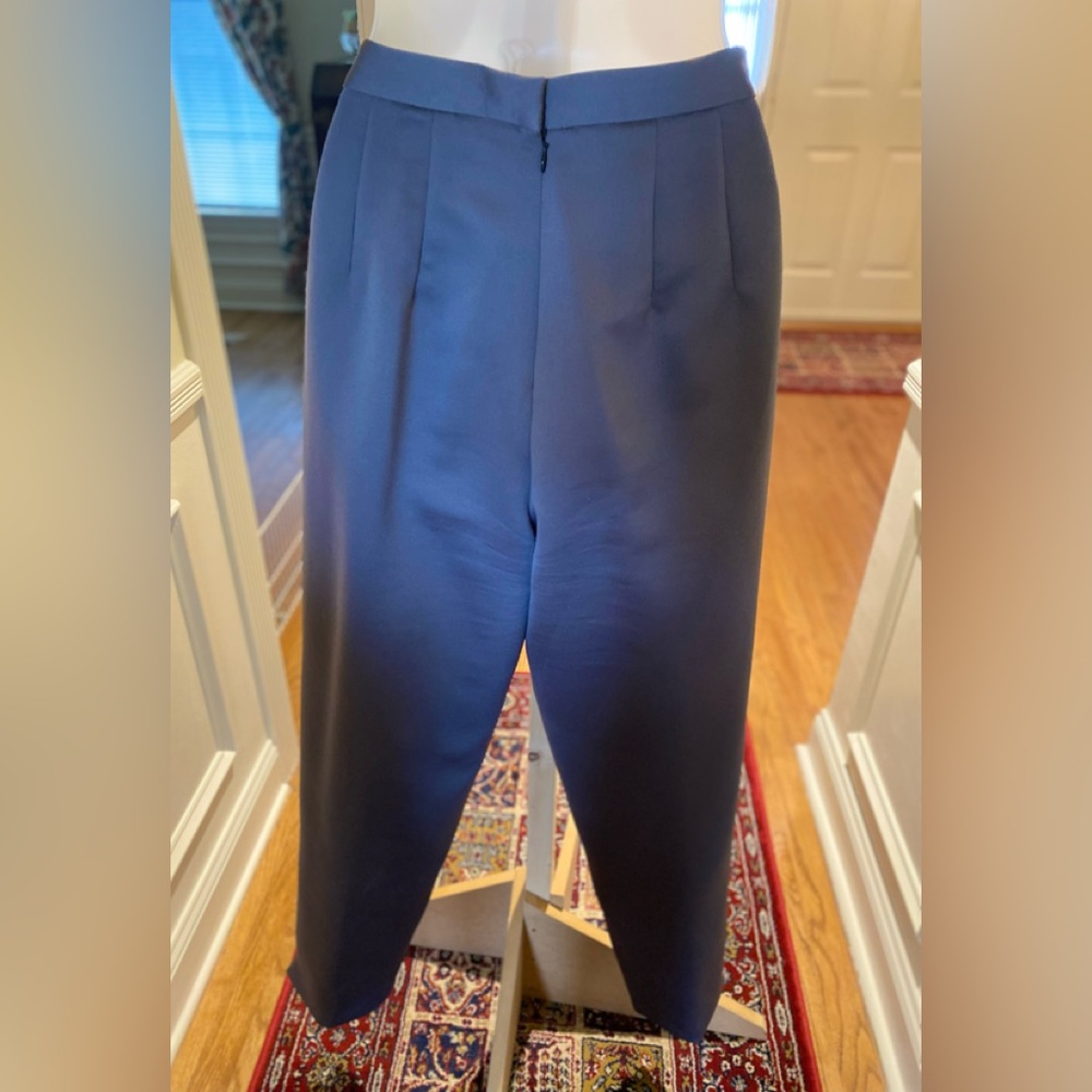 Oleg Cassini - Woman’s gray (black tie) dress pants, Size: 8 - Picture 2 of 7